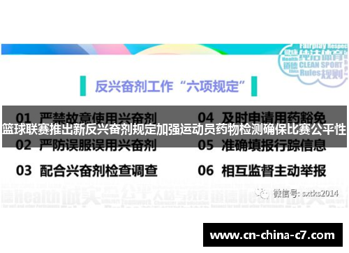 篮球联赛推出新反兴奋剂规定加强运动员药物检测确保比赛公平性